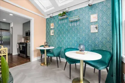 What a local NAVY game or chat with friends and family in the speak easy room just off of the kitchen.