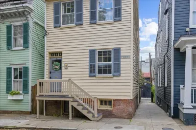 Front of house image #3 on Prince George Street in the Historic District of Annapolis Maryland!