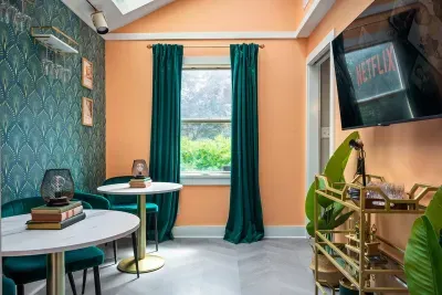 Grab a cocktail and relax with friends in our speak easy room!