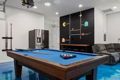Enjoy a game of pool with friends and family in the detached Gameroom.