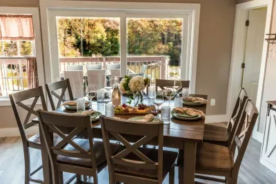 Incredible water views while enjoying a coffee or glass of wine from the dining room table.