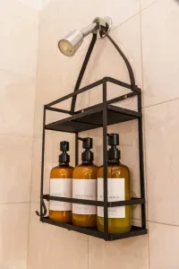 Shampoo, conditioner, and bodywash are fully stocked in all of the bathrooms prior to your visit.