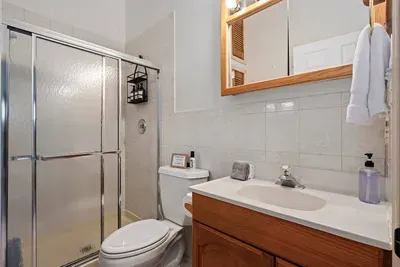 Full bathroom #3 located in the detached game room for convenience.