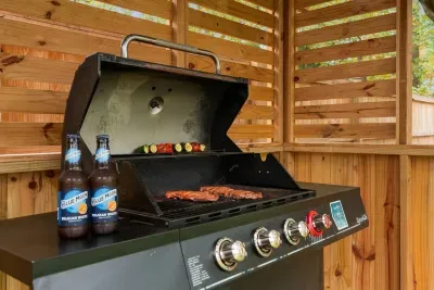 Propane grill available for all of the chefs coming to visit!