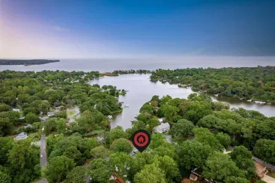 Location, location!  Directly across from the Little Magothy River.  Stunning views from the front porch!