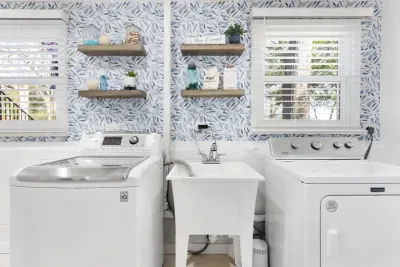 Convenient washer and dryer for your use anytime during your stay!