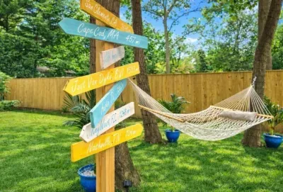 Some of our favorite destinations on the directional sign... have you been to any of our favorites?