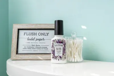 Poo Pourri, Q-tips, toilet paper, shampoo, conditioner, body wash, and makeup towels are provided in all of our bathrooms for your convenience
