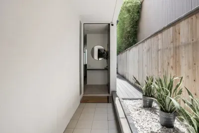 Hillside Hideaway I ~ Separate Entrance to Hillside Hideaway I
(Note: there are 3 steps leading to the entrance from the carport)