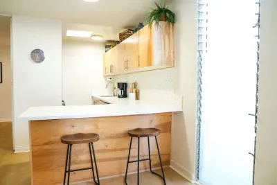 Hillside Hideaway II ~ Bar Stool Seating at Kitchen Counter