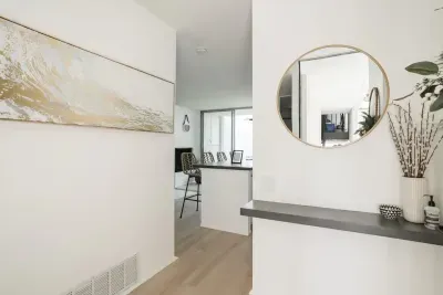 Hillside Hideaway I ~ View from entry way looking on to living space