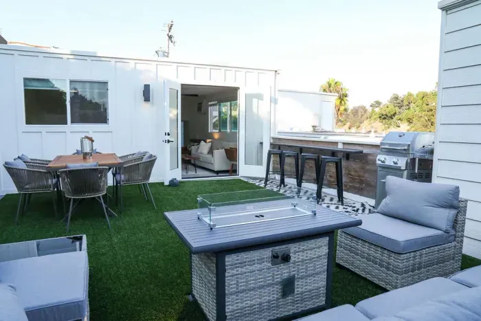 Hillside Hideaway II ~ Fire pit, sofa seating for 6-8