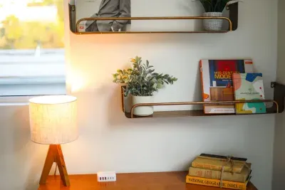 Hillside Hideaway II ~ Dedicated work space with USB fast charging port