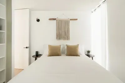 Hillside Hideaway I ~ 2nd Bedroom / Den is open to the living room or you can close the drapes and hallway door for privacy while you sleep