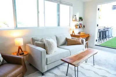 Hillside Hideaway II ~ Mid Century Living Room