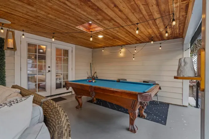 Come play some pool on the patio