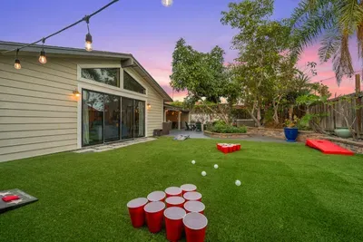 A little lawn beer pong...?