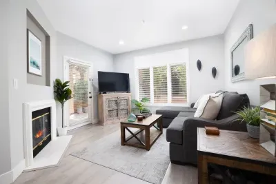 Living Room with Fireplace