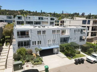 Underground parking garage with 2 reserved parking spaces.