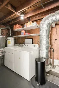 Shared laundry room with full size washer & dryer. Detergent and dryer sheets supplied.