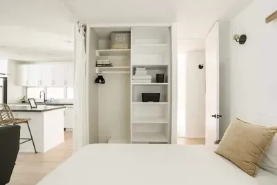 Den space that doubles as a second bedroom.