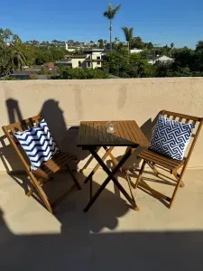 Bistro Table on Roof Top Deck
