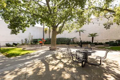 Green space on property grounds