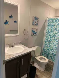 Full-size bathroom
