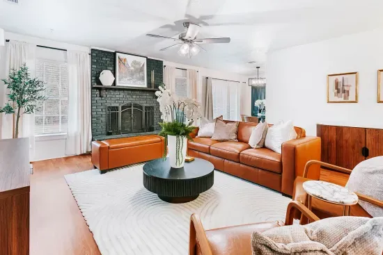 Stylish living space designed for comfort, conversation, and easy relaxation.