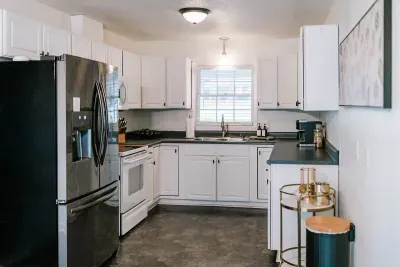 Bright, functional kitchen designed for easy meals and relaxed mornings.