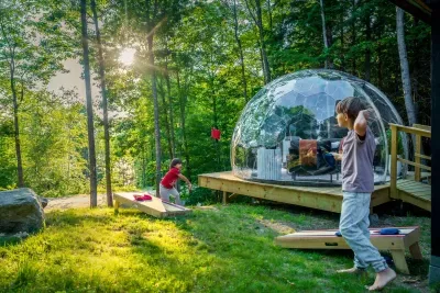 Give it your best shot!  Nothing like a game of corn hole surrounded by the beauty of nature.  Endless fun for kids and adults alike. 