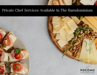 Elevate your group getaway with private chef services at The Pocono Barndominium—perfect for celebrations, retreats, or simply sharing a gourmet meal together without lifting a finger.