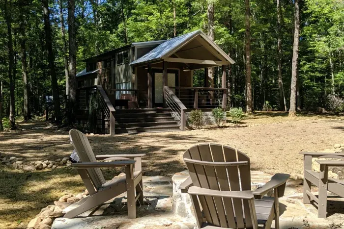 Fire Pit At Tiny Home
