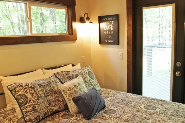 Master Bedroom With Access To Porch