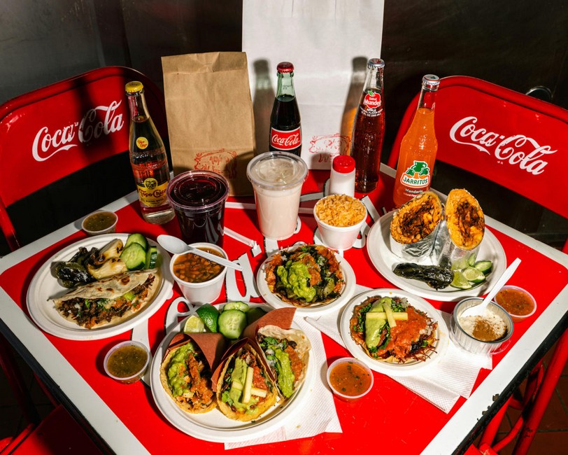 Taco spread at Veracruz Austin