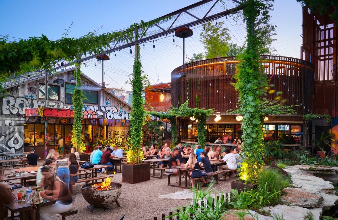 Cosmic Saltillo outdoor venue East 6th Austin