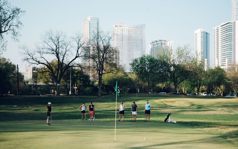 Butler Park Pitch and Putt Austin skyline