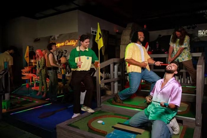 Holey Moley indoor mini golf Austin