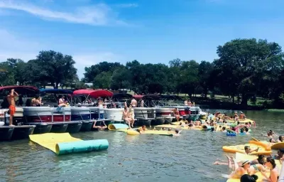 Kayaking on Lady Bird Lake Austin - bachelor party activities