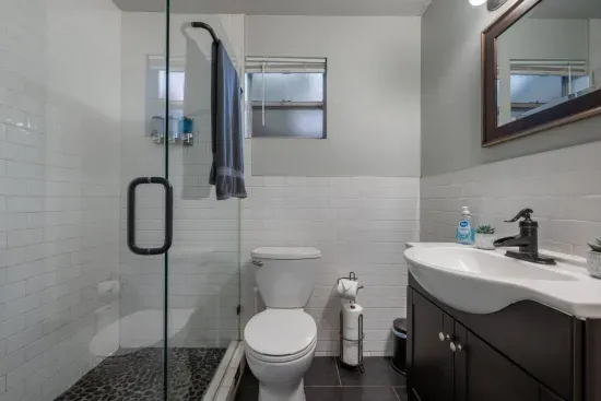 Downstairs bathroom.