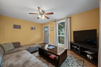 Very homey feel in the classic style austin bungalow