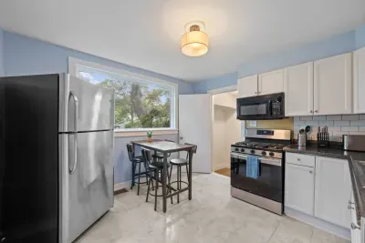 Bungalow kitchen is the second kitchen on the property with coffee maker and all the necessities.