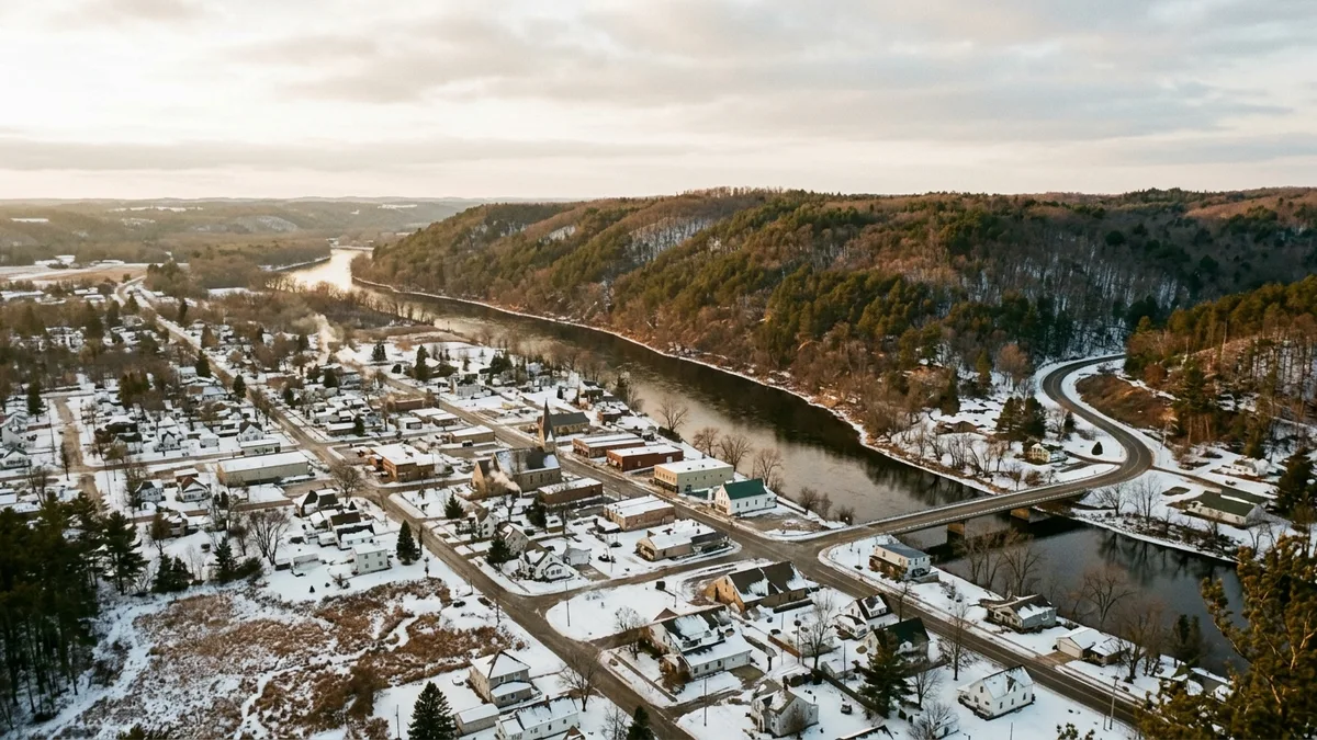Winter house rentals in Wausau WI near Rib Mountain and the river