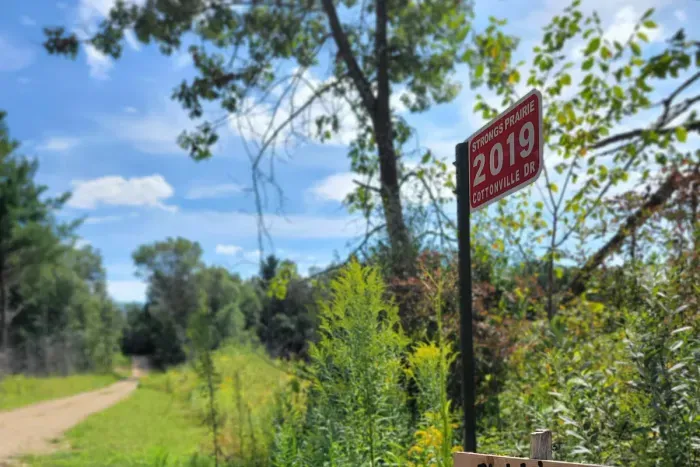 Arrive down a quiet country lane to a tucked-away cabin retreat, where fresh air, open trails, and four-legged friends set the tone.