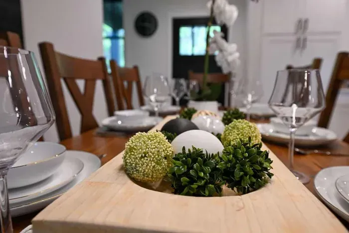 Thoughtfully set table that makes everyday meals feel special