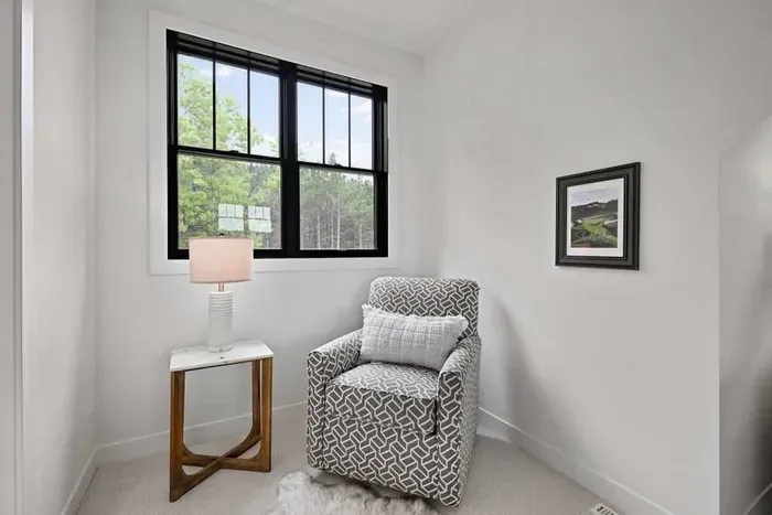 Comfortable bedroom nook w/ a relaxed, homey feel