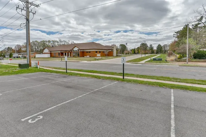 Assigned off-street parking provides added convenience with easy access just steps from the building.