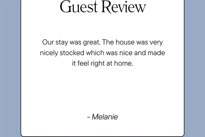 A few words from one of our guests!