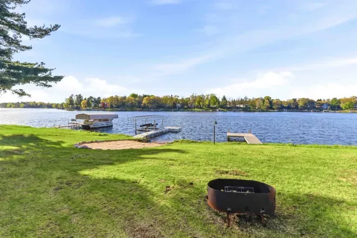 Beautiful outdoor setting offering lake views, dock access, and plenty of room to enjoy the fresh air.