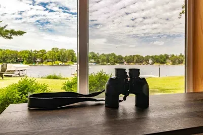 Peaceful Northwoods retreat in Nekoosa, WI with lakefront access and outdoor space.